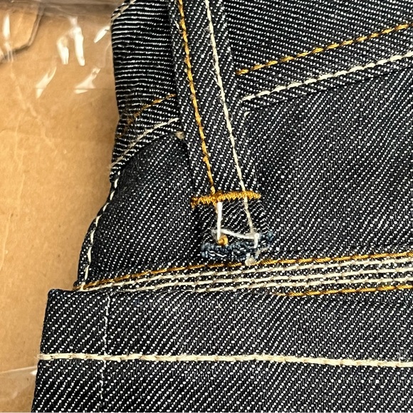 Artful Dodger size 34 - Raw Denim heavy indigo - baggy Y2K skateboard streetwear - Picture 10 of 10